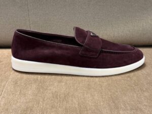 Лоферы замшевые Prada Prada Outlet