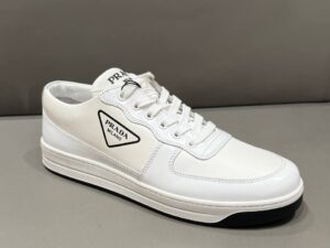 Кожаные кеды Prada Prada Outlet
