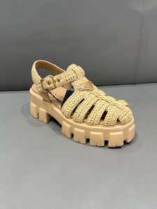 Сандалии из рафии Prada Prada
