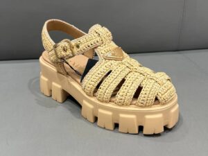 Сандалии из рафии Prada Prada