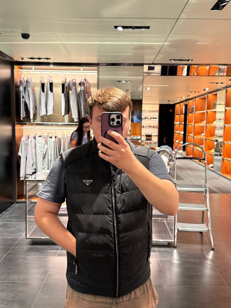 Жилет пуховый Prada Prada Outlet