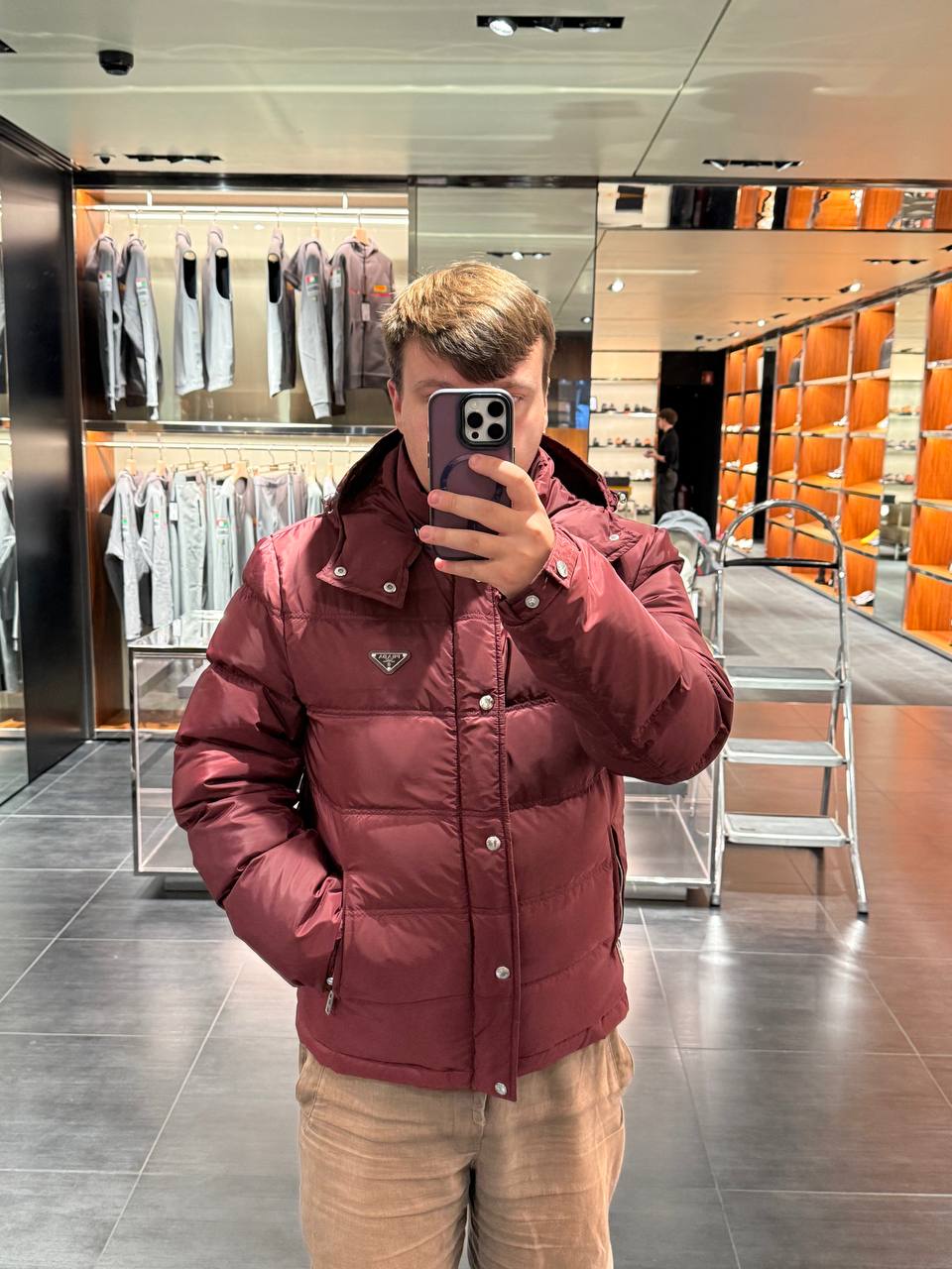 Мужской пуховик Prada Prada Outlet 2