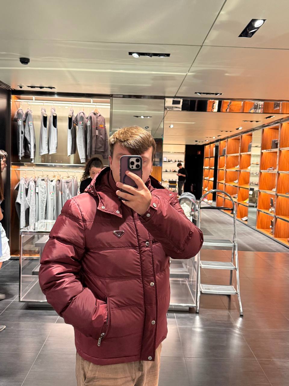 Мужской пуховик Prada Prada Outlet 2