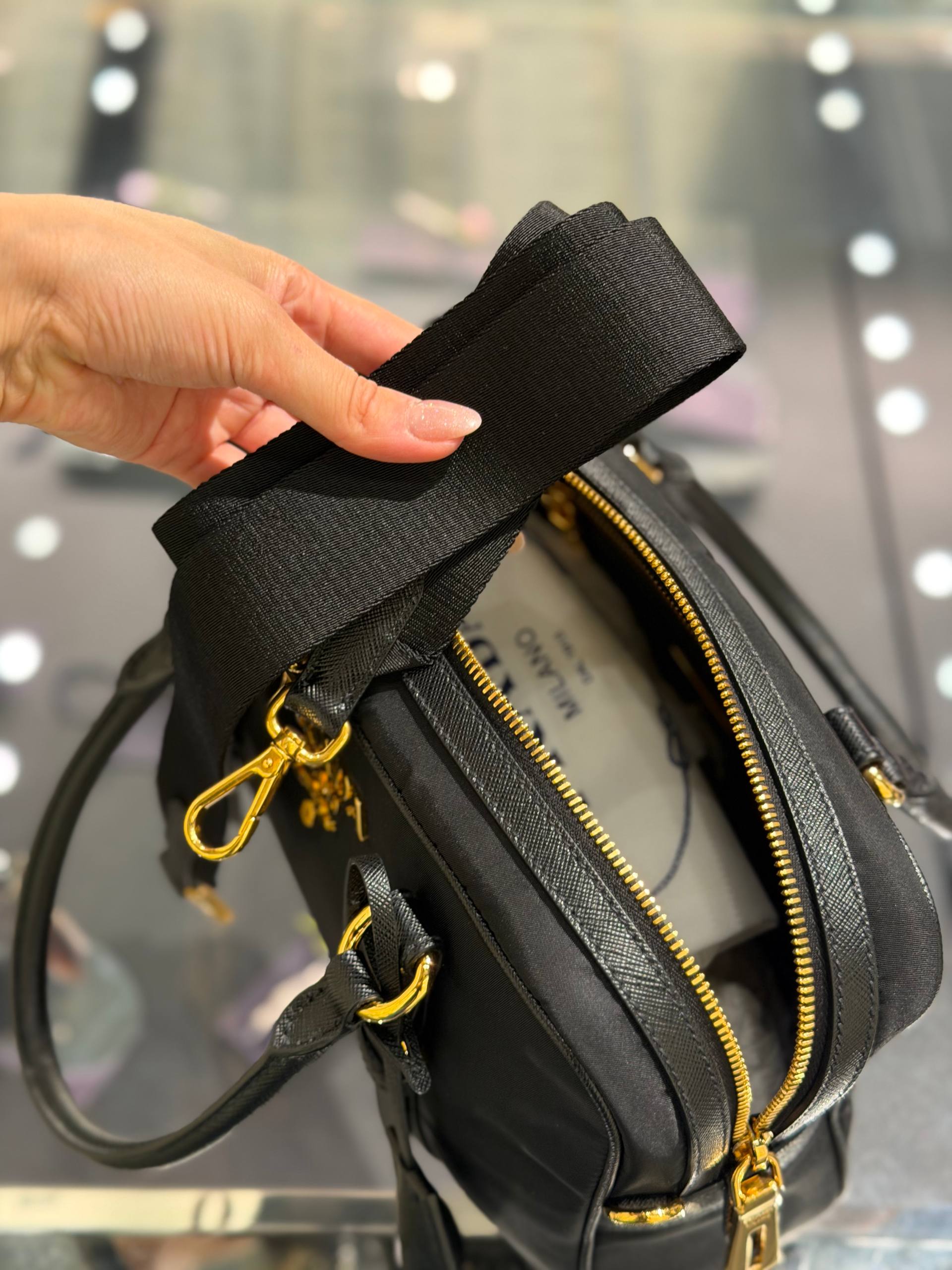 Сумка Prada Bauletto Tessuto Prada