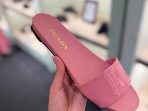 Шлепанцы женские Prada Vernice Prada