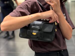Кожаная сумка Miu Miu Prada
