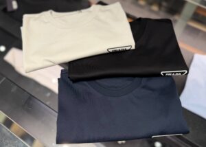 Футболка хлопковая Prada Prada Outlet