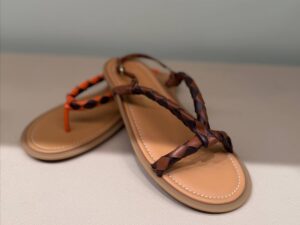 Сандалии кожаные Miu Miu Prada