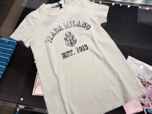 Футболка Prada с принтом Prada