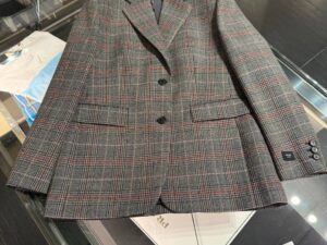 Пиджак в клетку Prada Prada