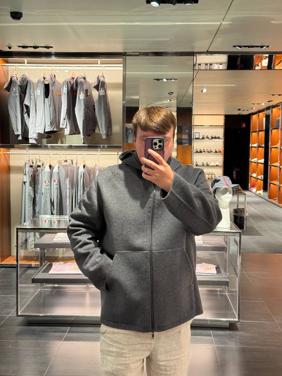 Куртка шерстяная Prada Prada Outlet