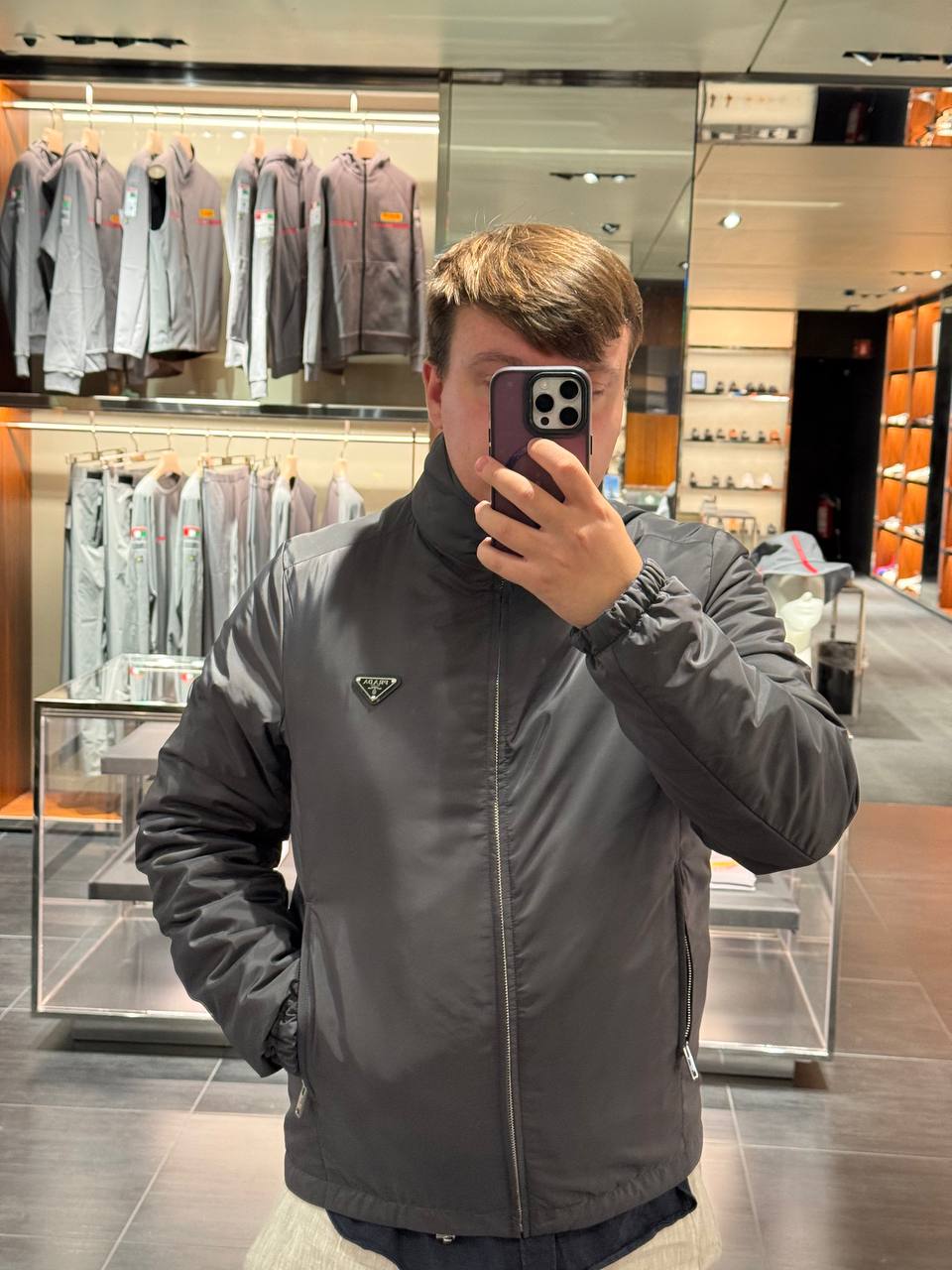 Двусторонняя куртка Prada Prada Outlet