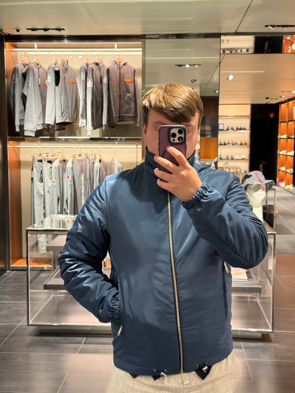 Двусторонняя куртка Prada Prada Outlet