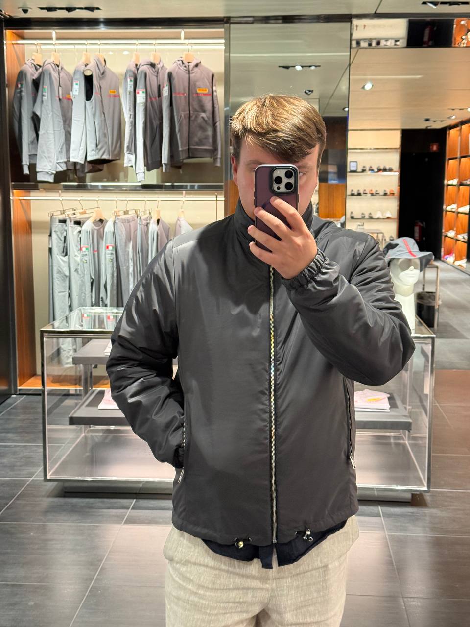 Куртка мужская двусторонняя Prada Prada