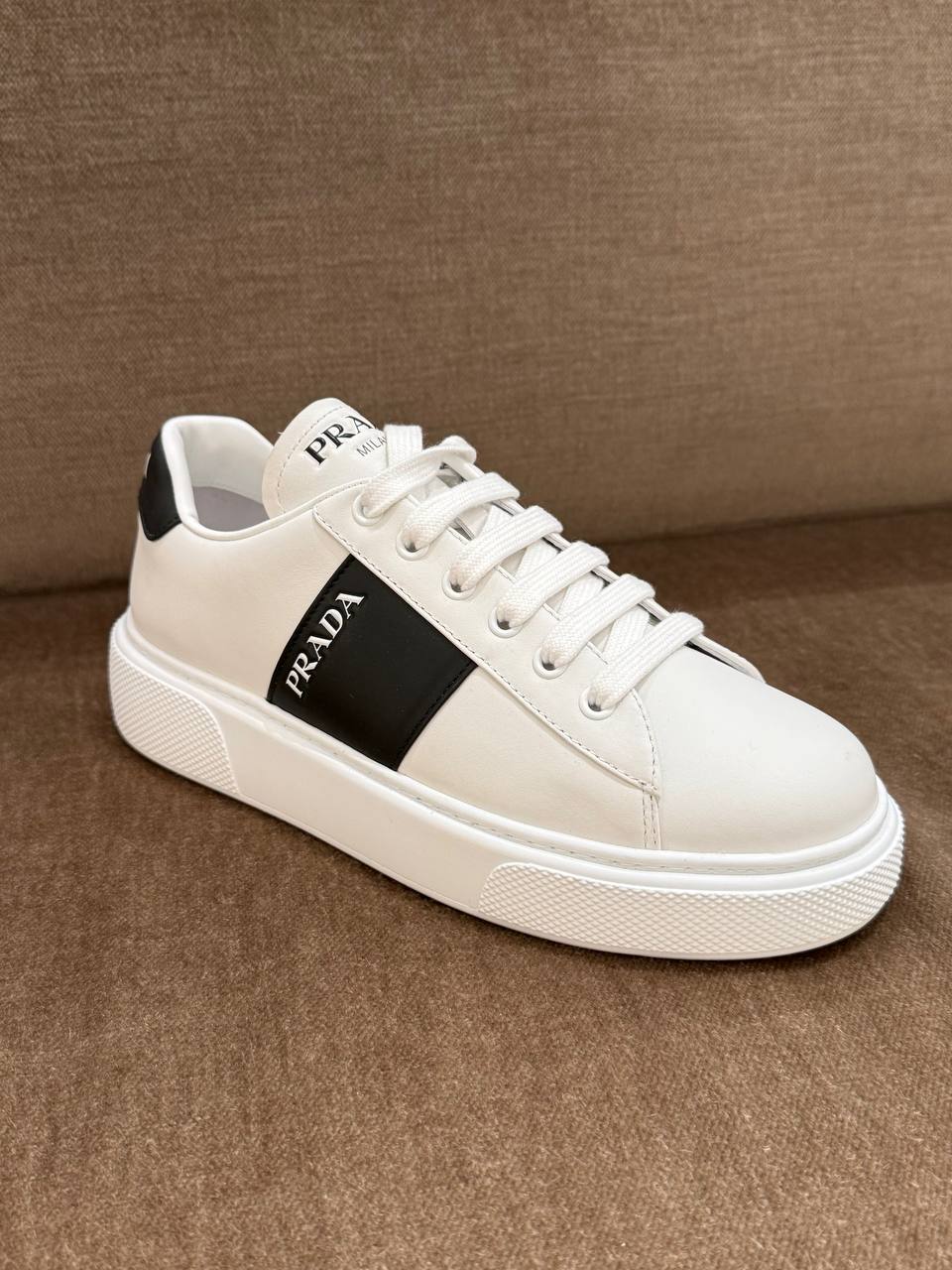 Кеды женские Prada Vitello Soft 2 3