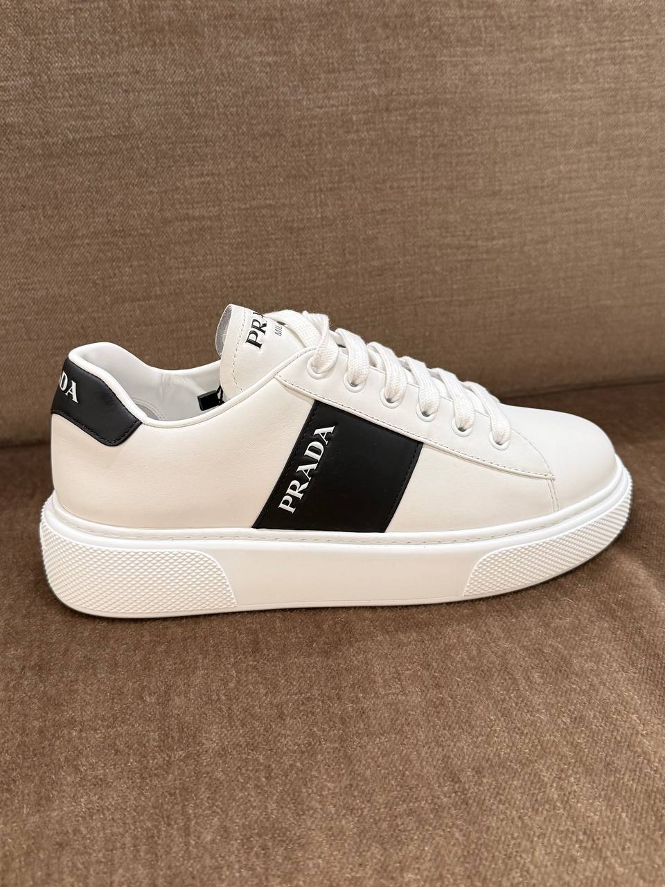 Кеды женские Prada Vitello Soft 2 3