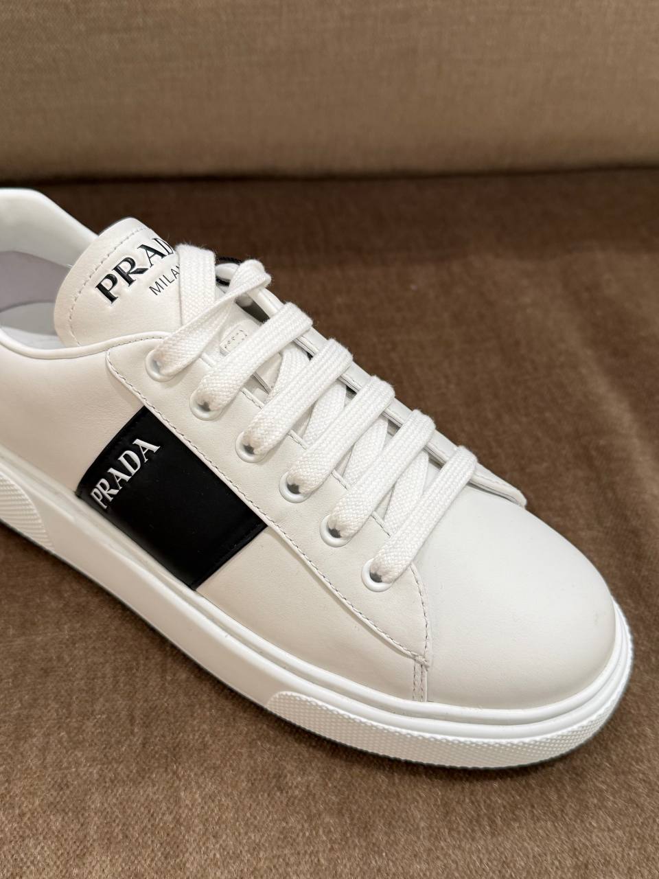 Кеды женские Prada Vitello Soft 2 3
