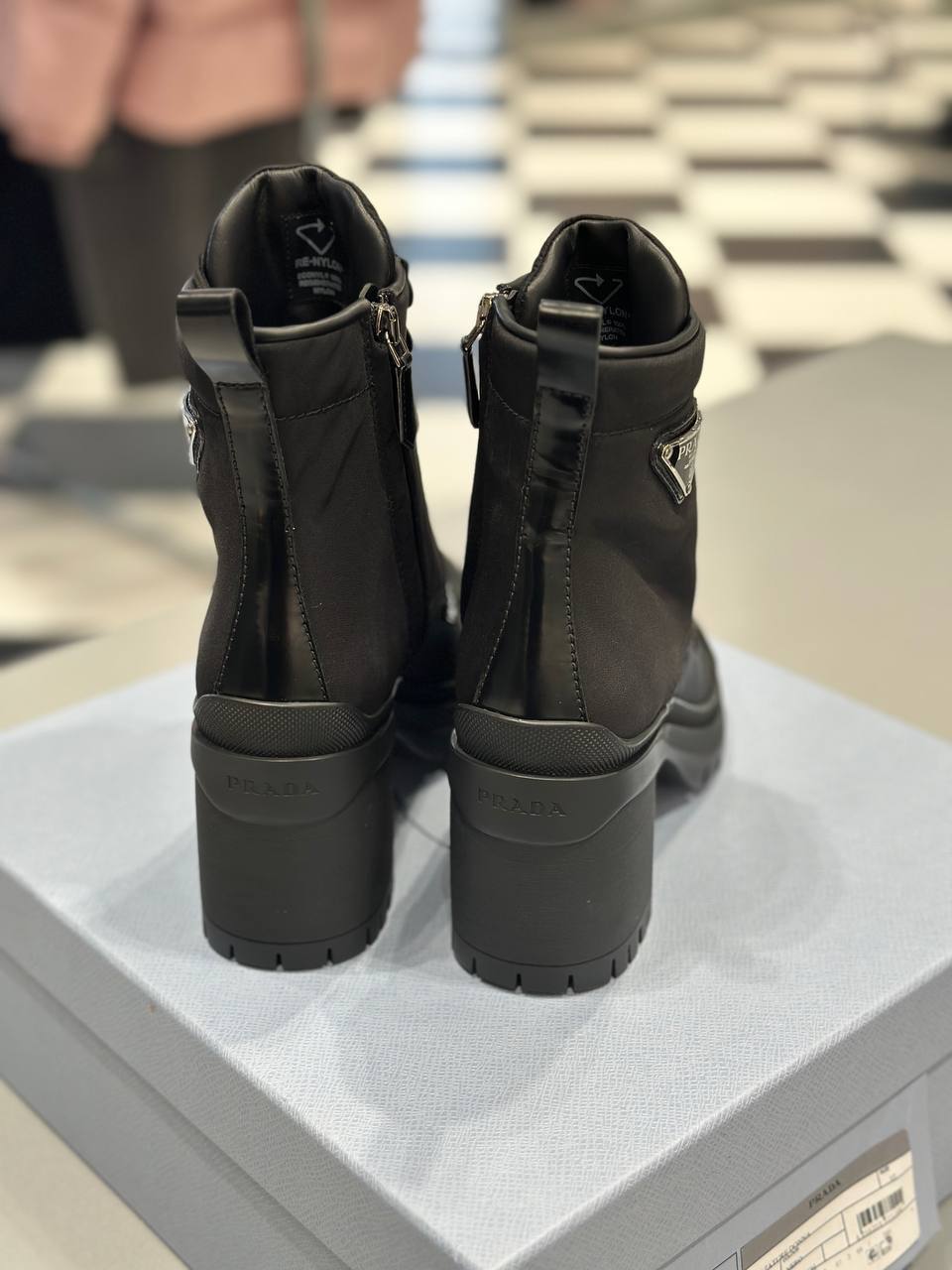 Ботильоны женские Prada Re-Nylon Prada