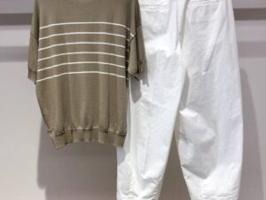 Трикотажный топ в полоску MaxMara
