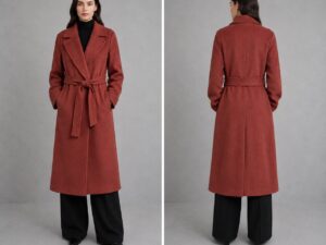 Пальто женское с поясом MaxMara