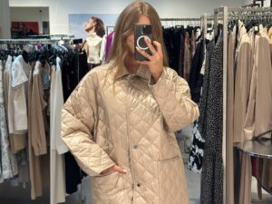 Стеганое пальто Marina Rinaldi MaxMara