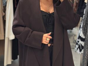 Шерстяное полупальто Marina Rinaldi MaxMara