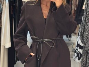 Шерстяное полупальто Marina Rinaldi MaxMara