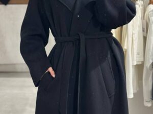 Пальто черное Weekend Max MaxMara