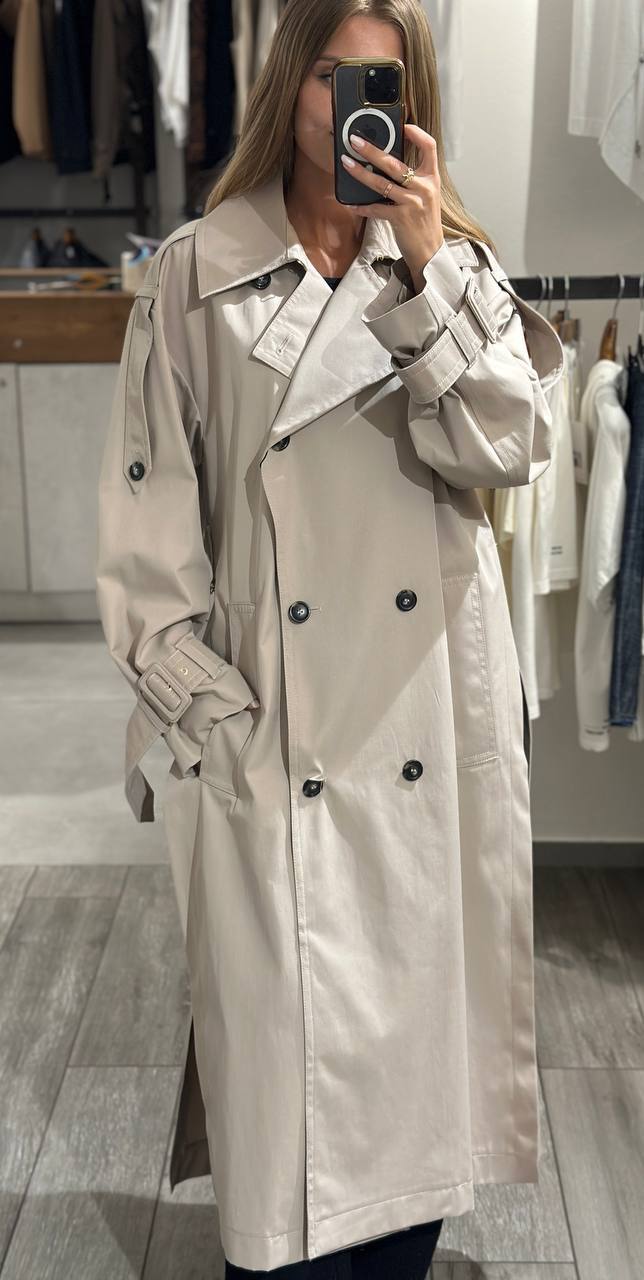 Тренч бежевый Sportmax MaxMara