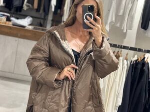 Куртка стеганая с капюшоном MaxMara