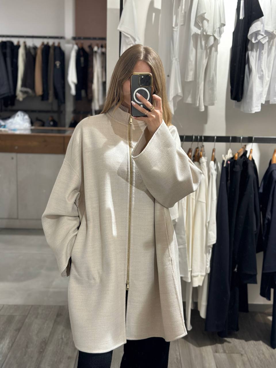 Пальто шерстяное Fabiana Filippi MaxMara