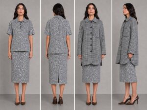Жакет женский в клетку MaxMara