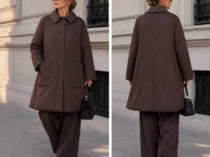 Утепленная куртка с акцентным MaxMara