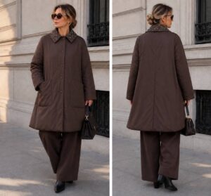 Утепленная куртка с акцентным MaxMara