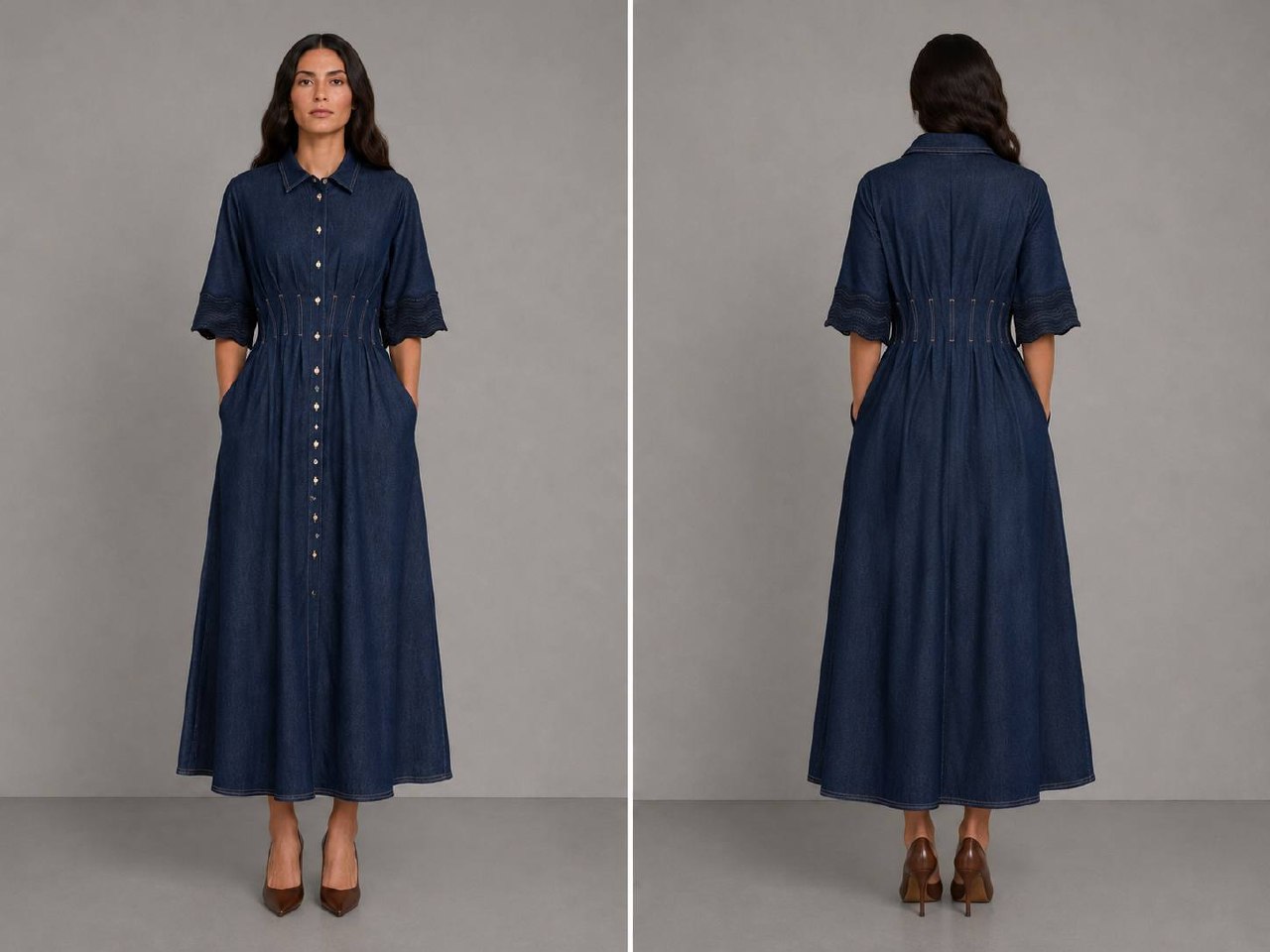 Платье джинсовое Marina Rinaldi MaxMara