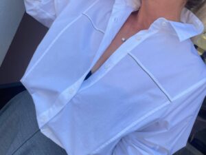 Белая женская рубашка MaxMara