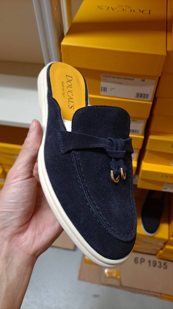 Замшевые мюли Doucals MaxMara