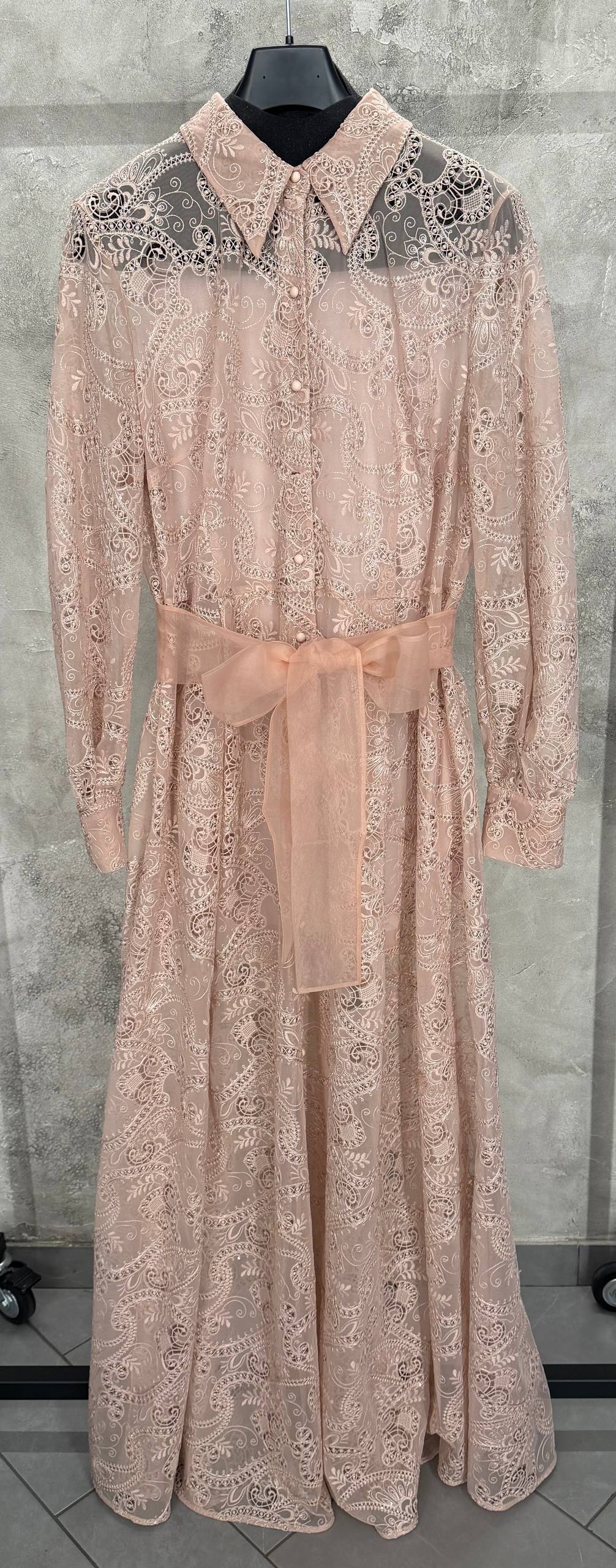 Кружевное платье макси MaxMara