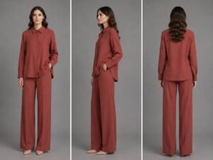 Рубашка женская терракотовая MaxMara