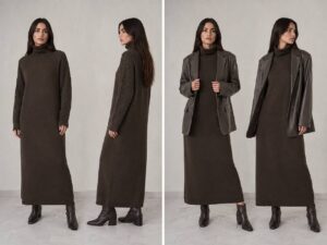 Трикотажное платье макси MaxMara