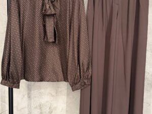 Блуза шелковая с бантом MaxMara