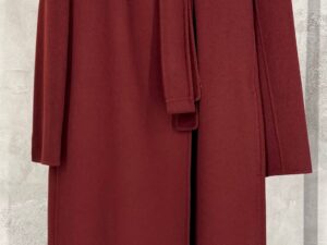 Пальто макси с поясом MaxMara