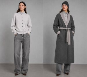 Кардиган светло-серый трикотажный MaxMara