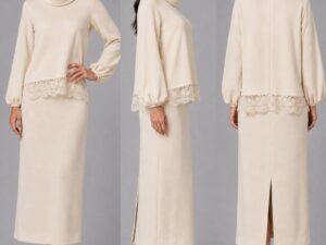 Джемпер с кружевной отделкой MaxMara
