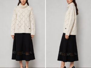 Свитер женский фактурной вязки MaxMara