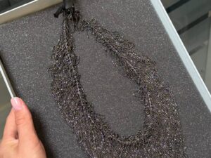 Колье-пластрон из бисера MaxMara