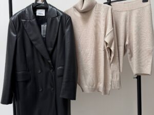 Кожаный пиджак Erika Cavallini MaxMara