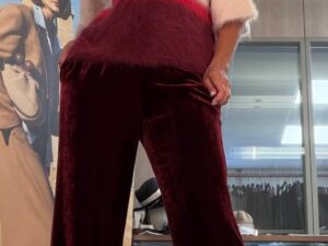 Брюки бархатные широкие MaxMara