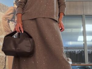 Джемпер-поло с пайетками MaxMara