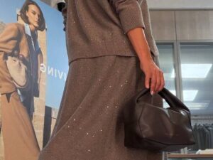 Джемпер-поло с пайетками MaxMara